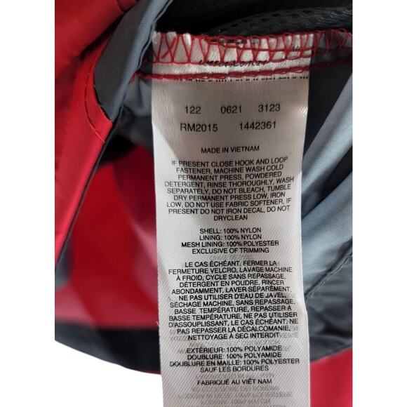 Columbia Men's Glennaker Lake Rain Jacket XXL Red/Gray Waterproof Lightweight - Picture 8 of 8